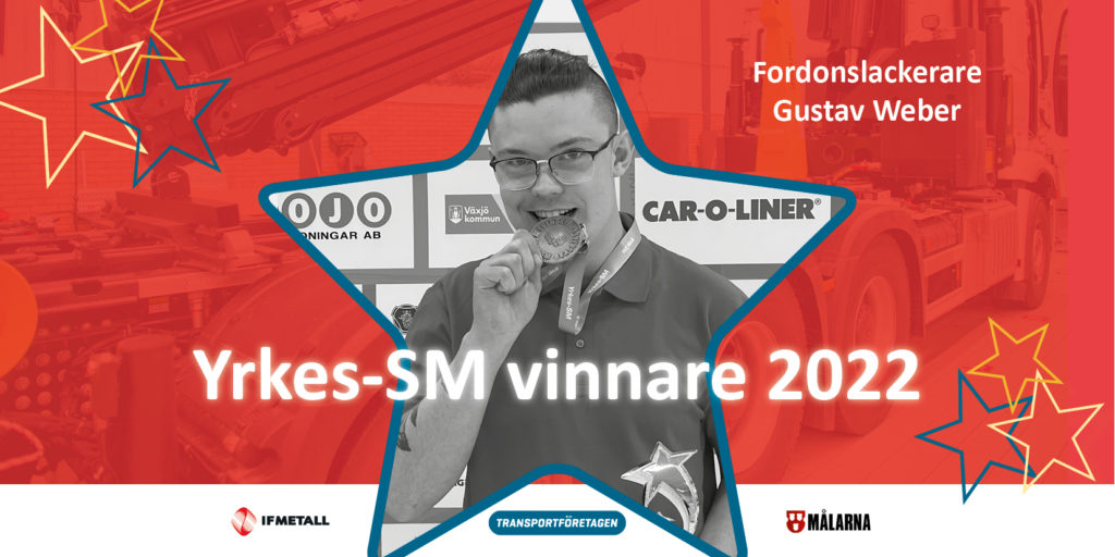Gustav Weber vann Yrkes-SM inom fordonslackering